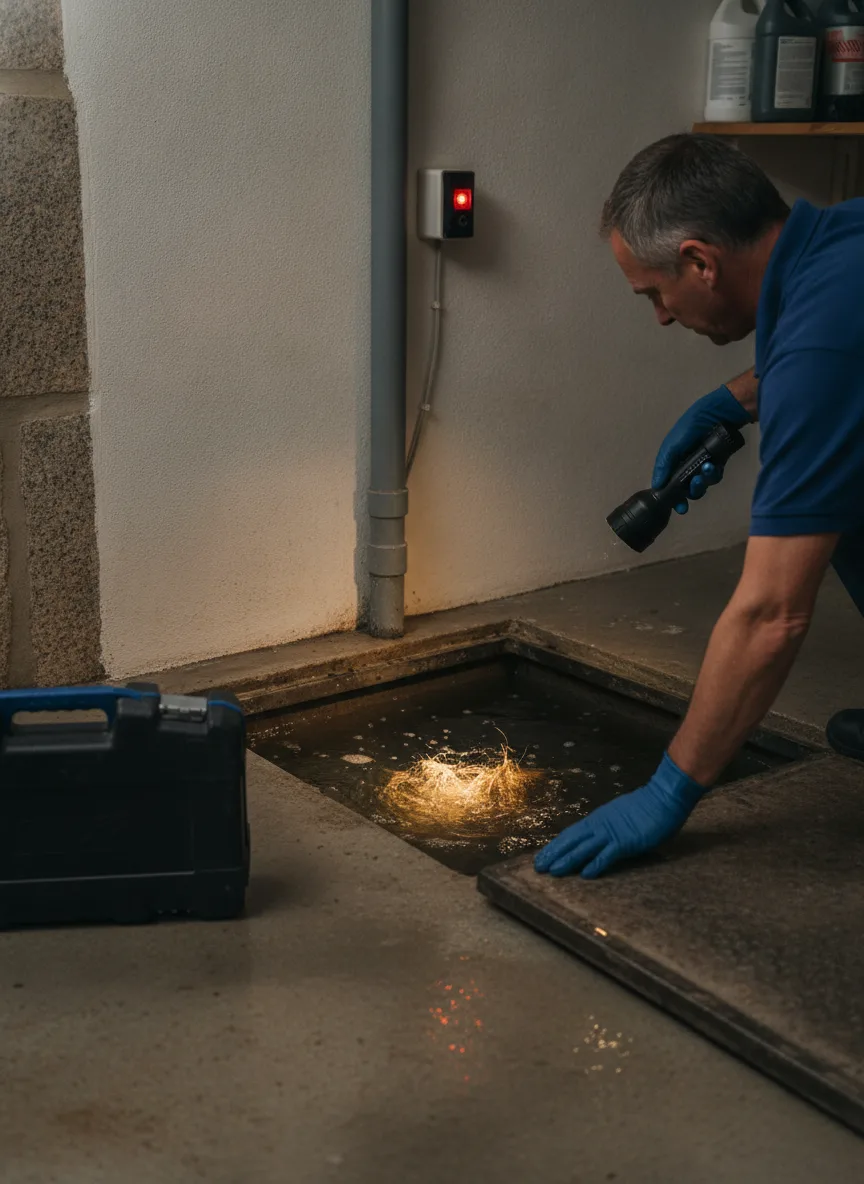 Dépannage pompe de relevage Chaumes-en-Retz – problème / diagnostic
